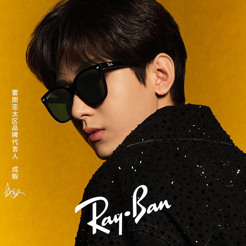 【成毅同款2024新品】RayBan雷朋太阳镜男女款不规则墨镜0RB4423D