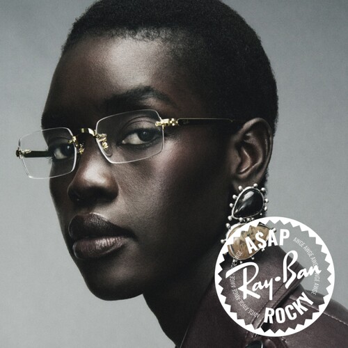 RayBan雷朋长方形金属光学镜