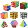 Người mới bắt đầu chơi đồ chơi Rubiks Cube Tính cách Gương vuông Cube Cube Rubiks Cube Variety Devil King III Intelligence Transform - Đồ chơi IQ đồ chơi trí tuệ cho bé