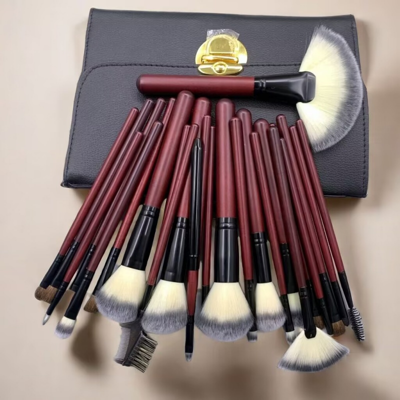 专业全套26支化妆刷套装动物眼影超软真毛初学者新手沧州便携刷子
