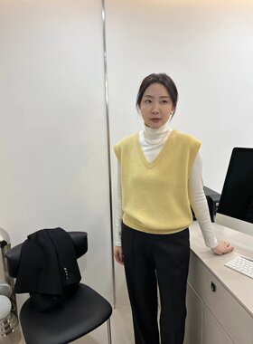 羊毛衫秋新马甲女widelia
