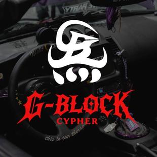 GBLOCK 炁汽车车贴CYPHER GAI周廷专辑电动机车箱包装饰贴纸