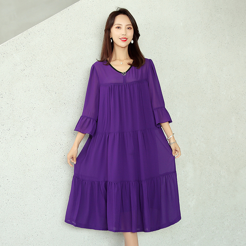 2019春夏微胖mm特大码母亲节减龄118.00元包邮