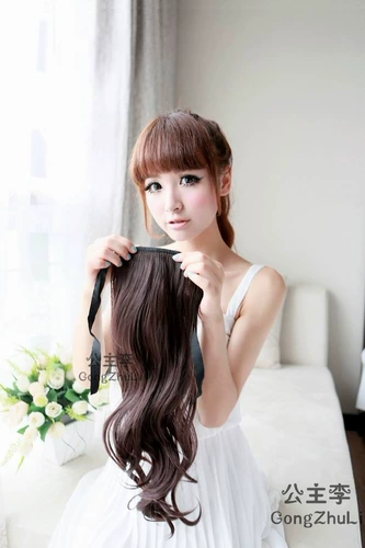 公主李 Хвостик, парик, волнистый кудрявый искусственный хвост