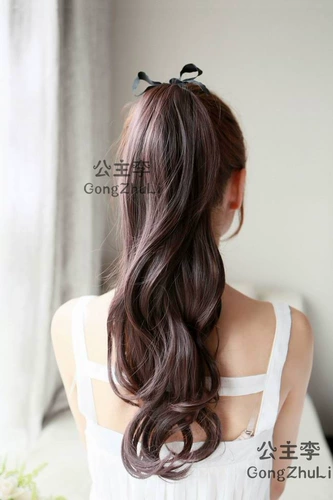 公主李 Хвостик, парик, волнистый кудрявый искусственный хвост