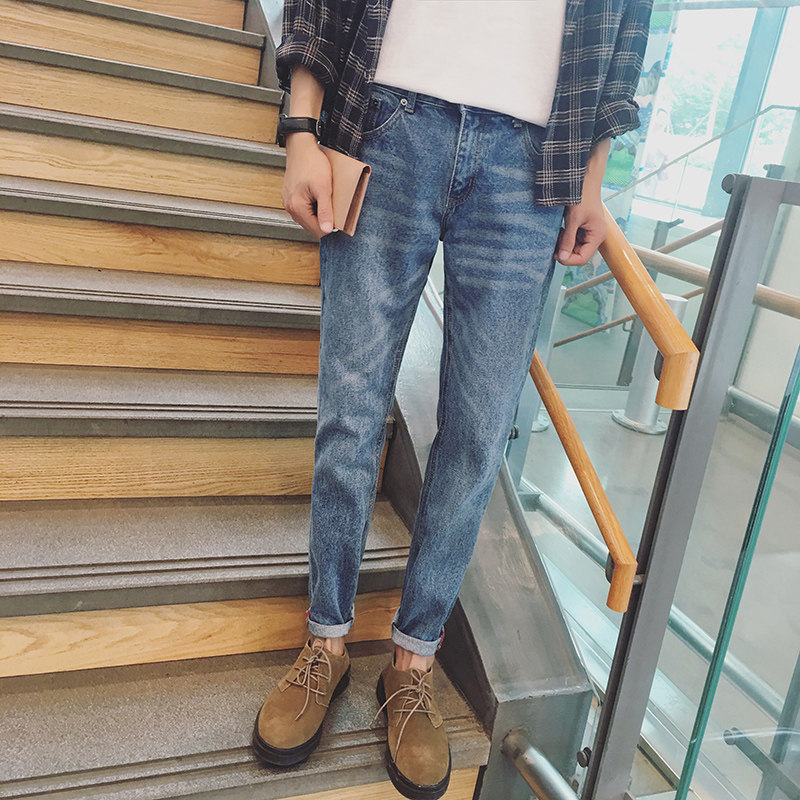 Jeans pour adolescent pieds Slim pour automne - Ref 1482084 Image 3