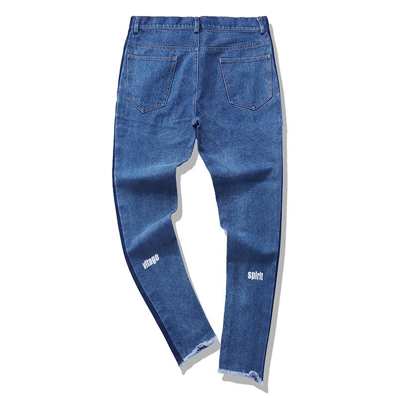 Jeans pour jeunesse droite en vrac en coton pour automne - Ref 1482142 Image 5