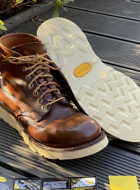 红翼redwing875 9111 1907翻新换vibram大底固特异工装靴换底修鞋