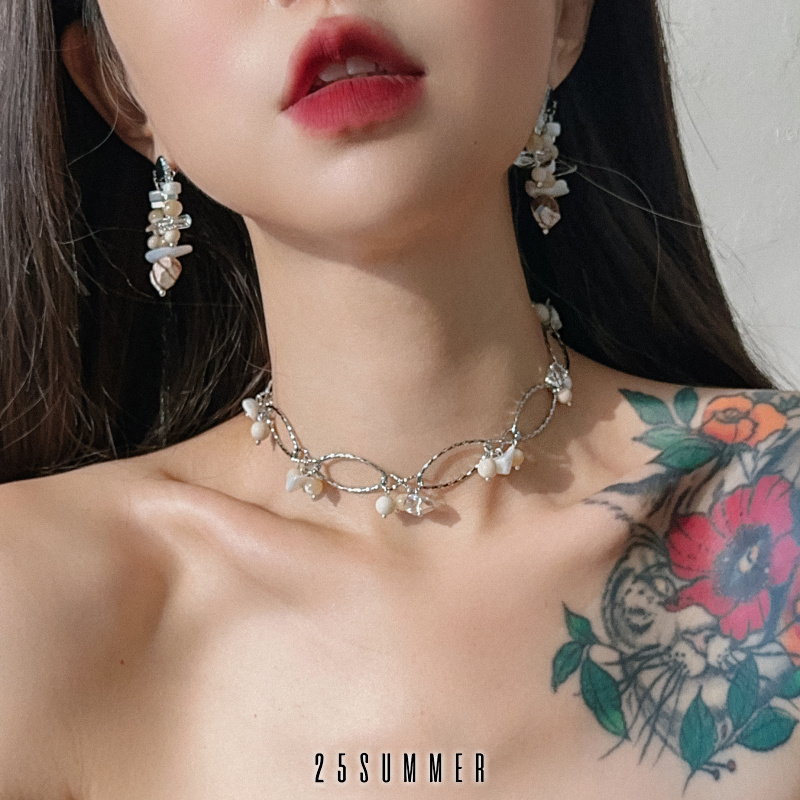 25SUMMER原创流浪风海洋贝壳项链