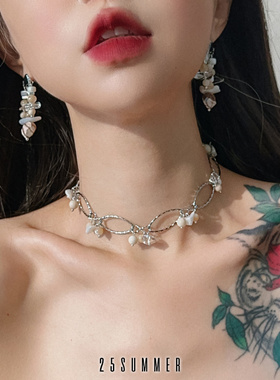 25SUMMER原创流浪风海洋贝壳项链