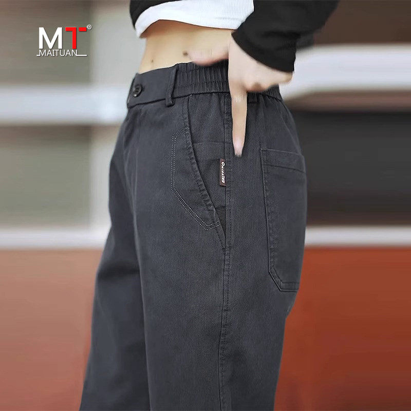 高端休闲裤子男士2026新款春夏季商务男裤高级直筒裤男款春装长裤