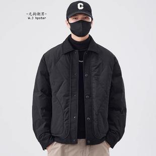 轻薄鸭绒工装 BIAS潮牌翻领羽绒服男冬季 夹克保暖外套 neith