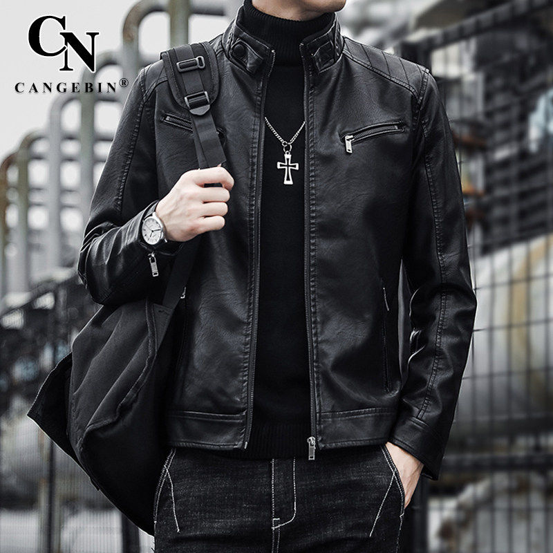 真皮皮衣外套男春秋海宁机车2026新款山羊皮品牌高端头层牛皮夹克