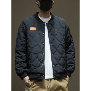 休闲空气棉棒球服外套 BIAS轻薄棉衣男秋冬宽松大码 潮牌it neith