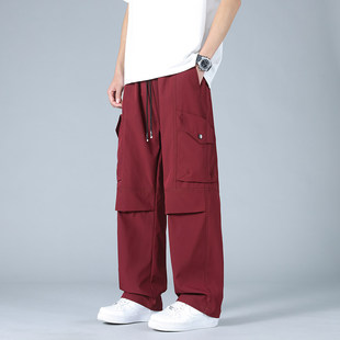 美式 多口袋工装 裤 速干冰丝休闲裤 BIAS夏季 男加肥加大码 neith