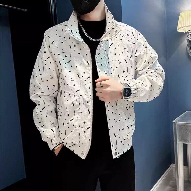 潮牌高端立领夹克男士春秋季2026新款潮流痞帅时尚高级感休闲外套