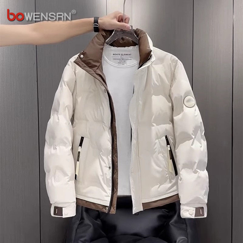 高端轻薄羽绒服男士冬季2025新款立领高级感加厚保暖外套男款冬装