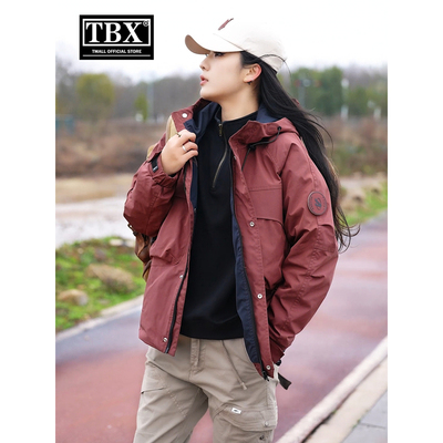 高端防水冲锋衣外套男士2025新款春秋季户外登山加厚棉服男款冬装