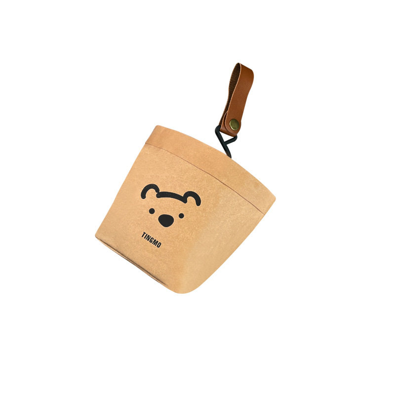 牛皮纸袋小熊水洗垃圾袋车载置物袋可爱桶出风口垃圾桶包邮实用,汽车用品/电子/清洗/改装,车载垃圾桶/袋,淘宝优惠券,粉丝福利购,淘宝优惠卷