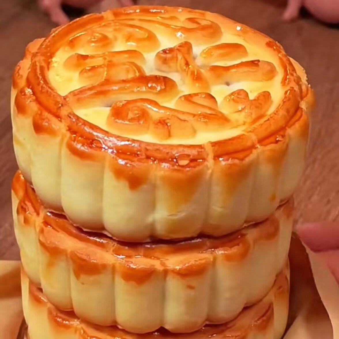 东北老式五仁月饼儿时青红丝月饼老五仁月饼中秋月饼黑芝麻馅月饼