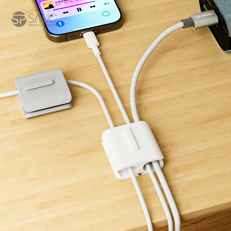 日本桌面数据线收纳耳机线整理器