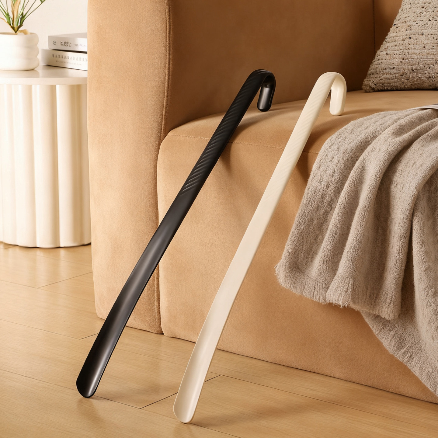 黑色弯钩鞋拔家用便携手动提鞋器加长柄老人孕妇不弯腰穿鞋器神器,居家日用,鞋拔,淘宝优惠券,粉丝福利购,淘宝优惠卷