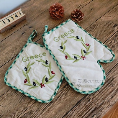 厨房家居微波炉烘培加厚隔热手套