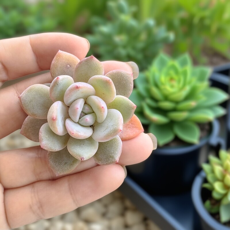 多肉植物橙梦露控养室内小盆栽穴多肉植物