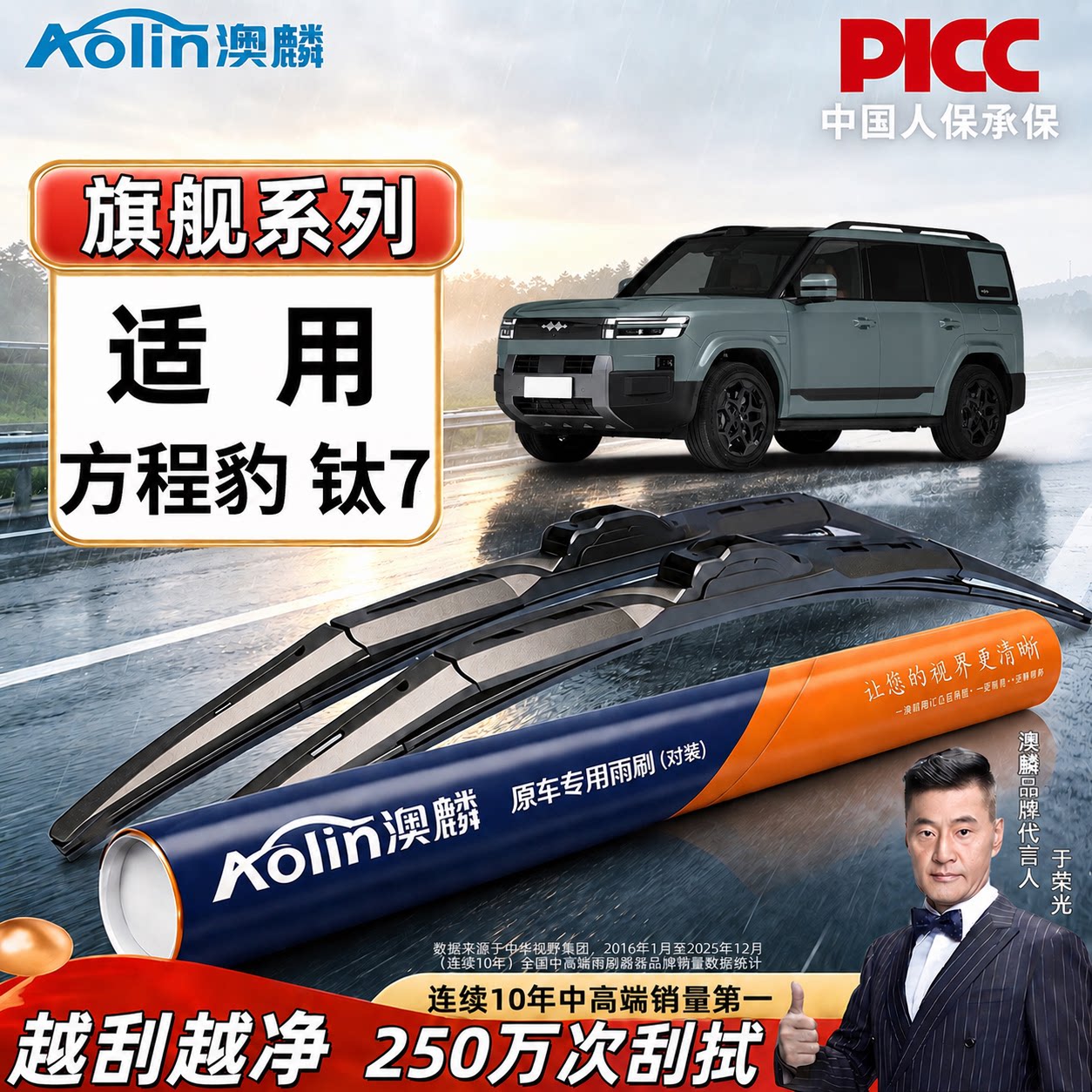 方程豹钛7原厂三段式静音雨刮器图片