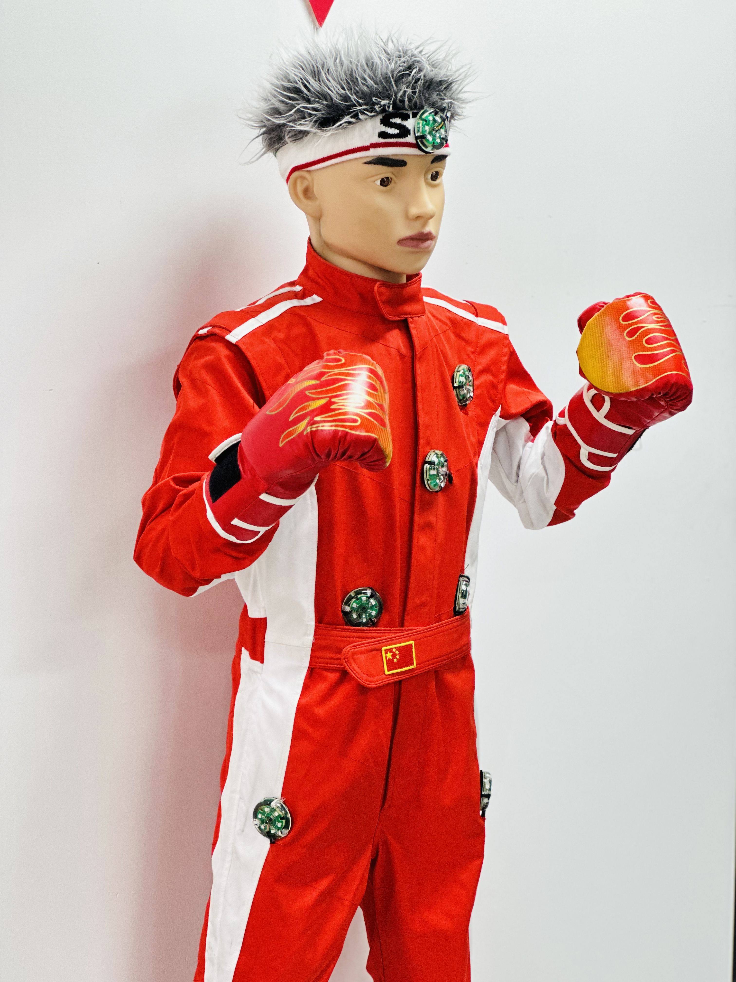 拳王测力解压发泄机器人拳击测力器音乐拳击机游戏机模拟机动漫