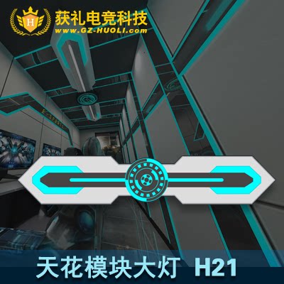 H21天花灯定制娱乐室空间
