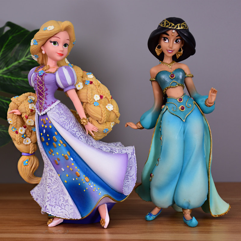 长发 白雪 爱丽丝公主手办模型玩具蛋糕烘焙装饰可爱公仔摆件礼物