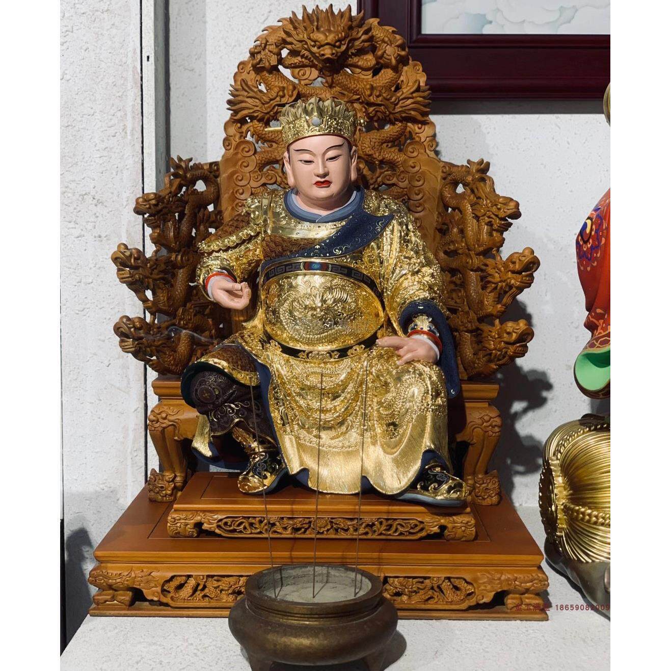 九龙椅神椅神明用椅佛像木雕工艺品托椅叠椅拖椅定制屏风中式仿古