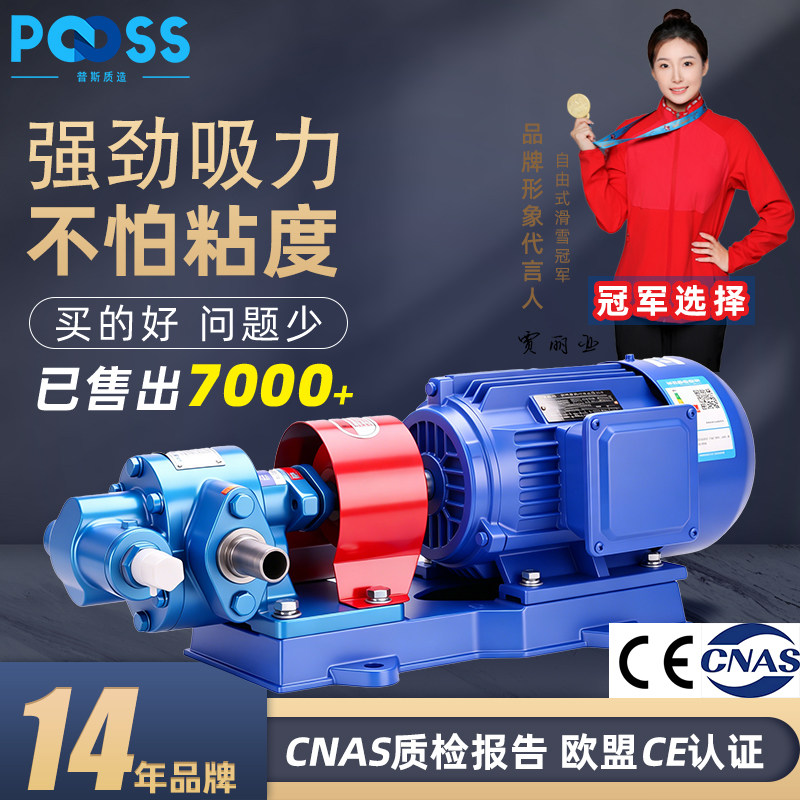 普斯KCB油泵可正反抽三相吸油泵图片