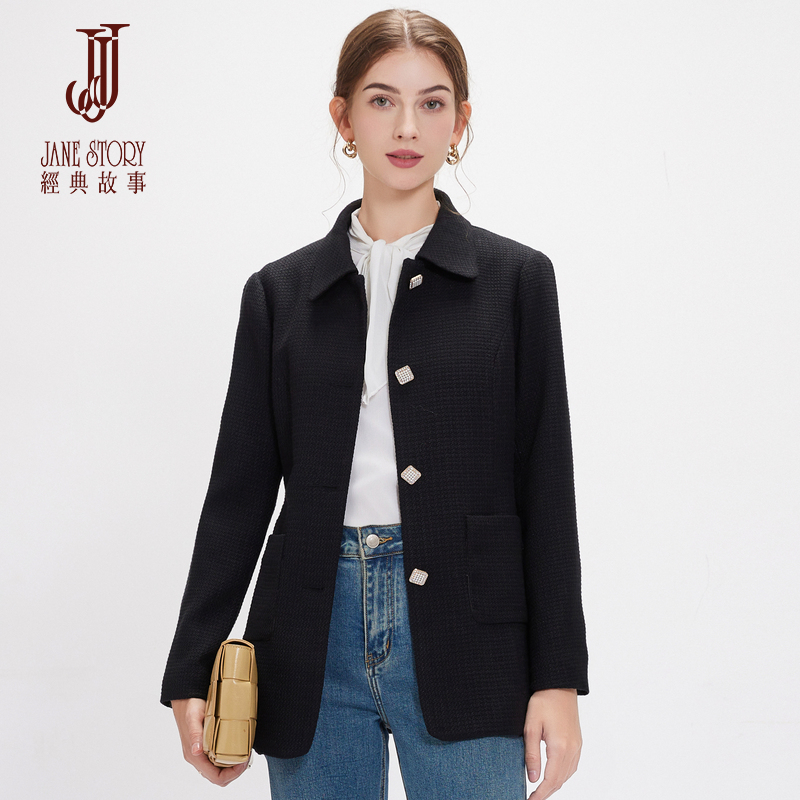 简约时尚气质收腰修身大衣