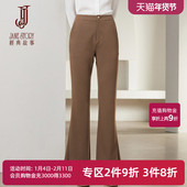 故事秋冬高腰喇叭裤 设计感休闲长裤 女2025新款 经典 通勤西装 裤 西裤