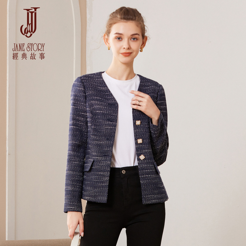 小香风外套女短款气质复古