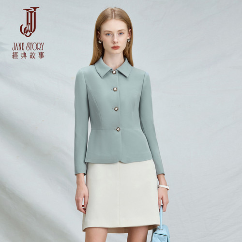 精致西装外套女小个子收腰