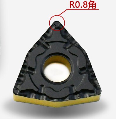 双色涂层桃形外圆数控车刀片WNMG080404 080408-PF加工钢件车刀粒