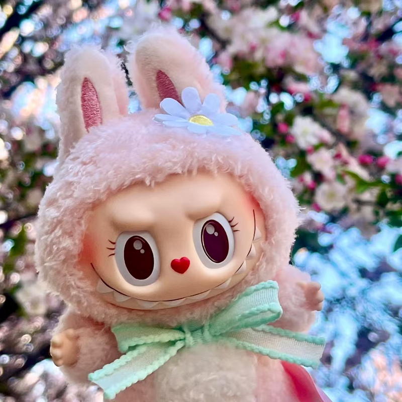 POPMART泡泡玛特MOKOKO CLOSE TO SWEET小甜心搪胶毛绒公仔挂件