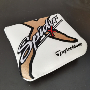 高尔夫推杆套小方形球杆套蜘蛛球杆套魔术贴闭合杆头保护套X系列