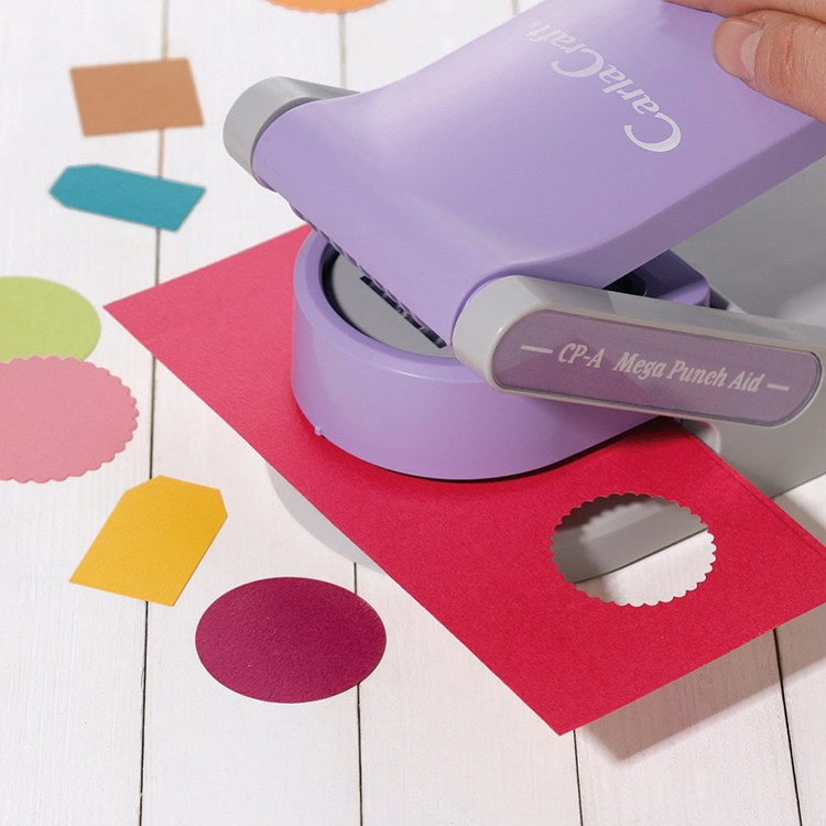 日本品质超大省力组力器压花器辅组工具手工diy打花图案制作贺卡