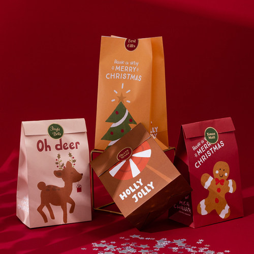 圣诞平安夜苹果袋礼物盒手提袋子