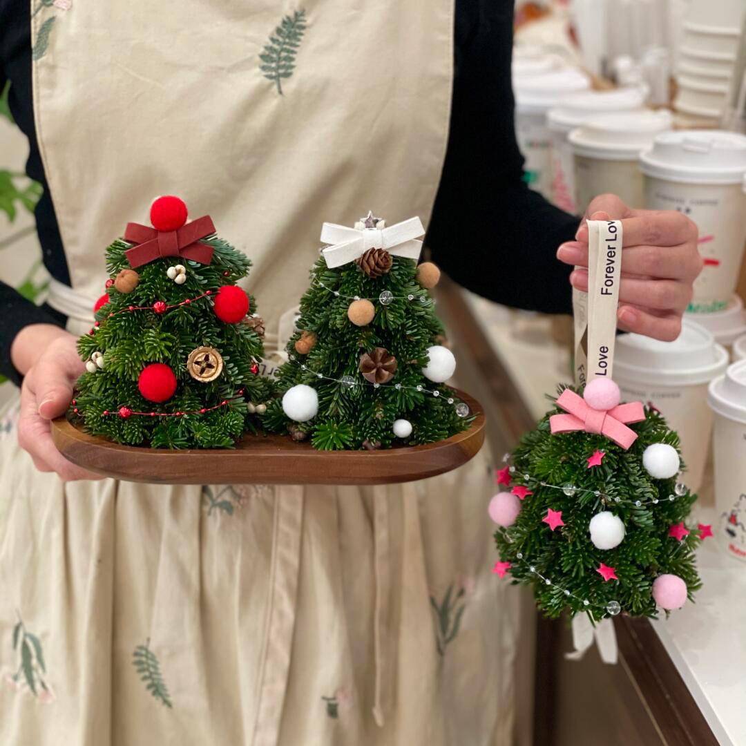 圣诞嘉年华ins风迷你30cm圣诞树