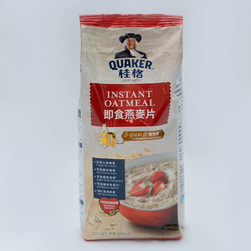 港版进口澳洲QUAKER桂格即燕麦麸皮