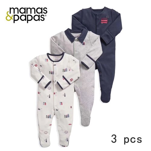 mamapapas纯棉连体衣包手包脚A类