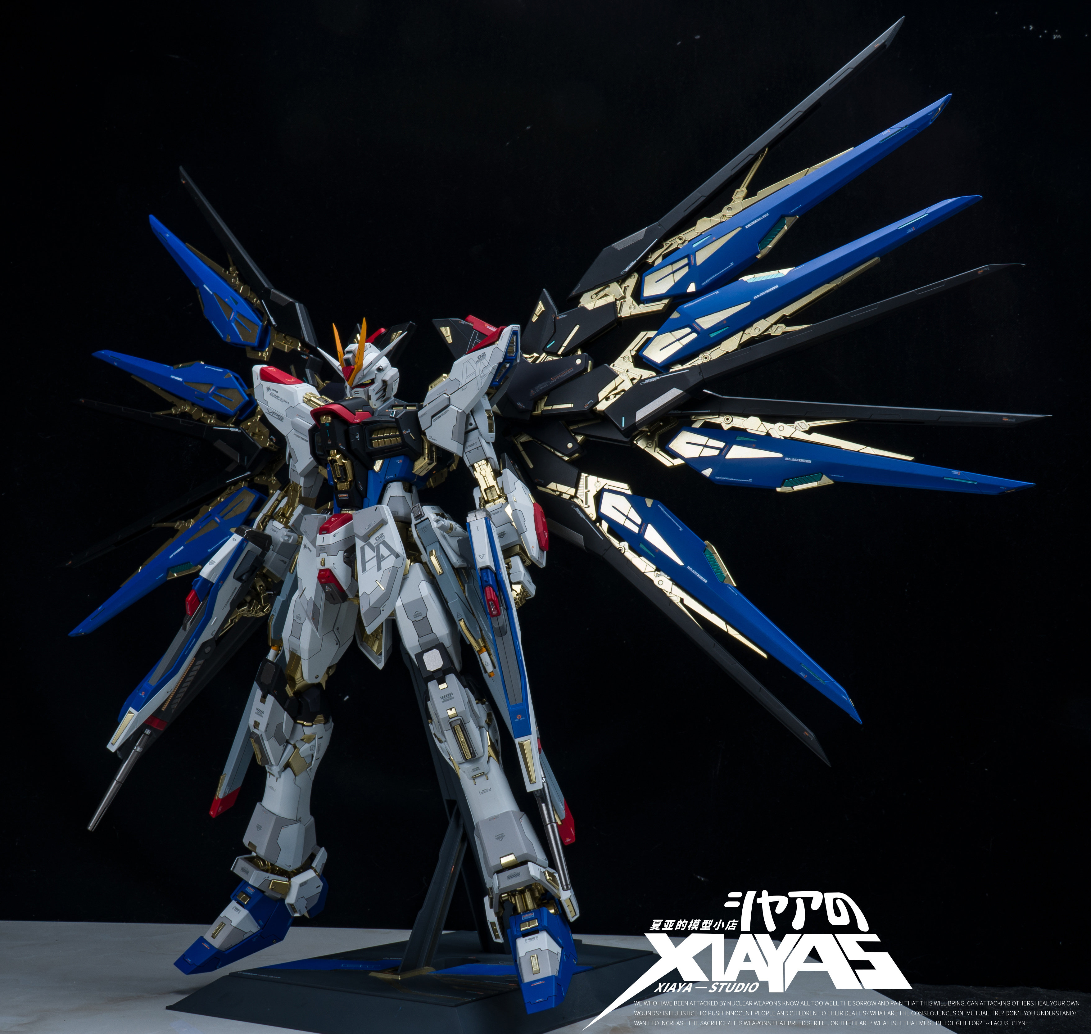 夏亚的模型小店 万代pg强袭自由 强袭自由gk改件定制涂装成品代工