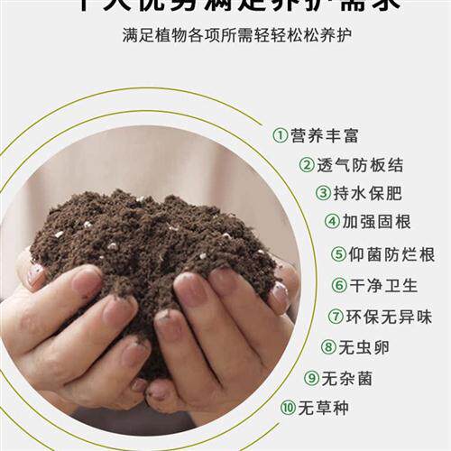 金钱树专用营养土花土通用型家用养花种菜有机土泥炭土种植土绿萝