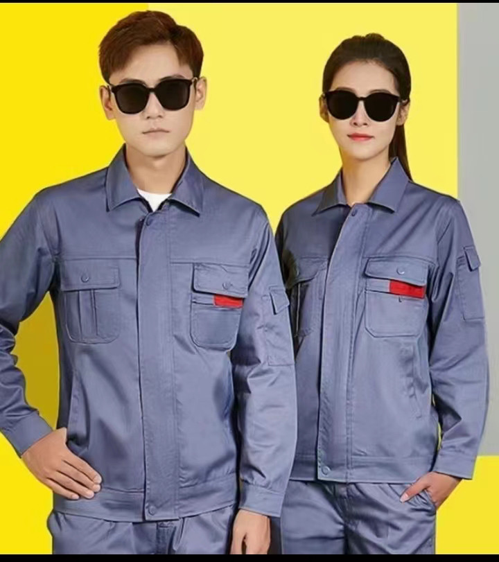酒店工程部工作服长袖秋冬装物业小区商超学校水电维修师傅工服