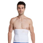 男士 束腰带任意裁网布面料火山能量石腰部两根鱼骨支撑护腰收腹带